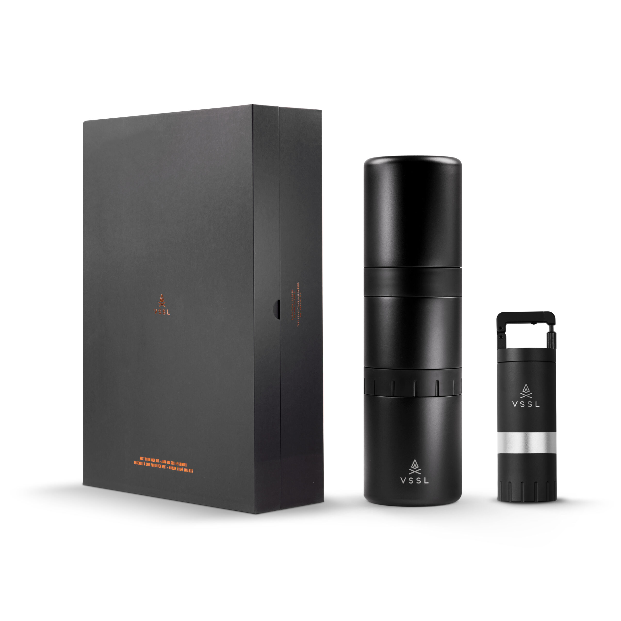 VSSL Nest Pour Over kit + JAVA G25 Grinder Gift set